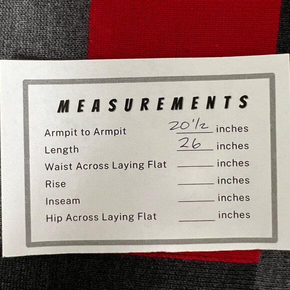 Allison Daley Womens Gray Red Colorblock Sweater Crew Neck Knit size Large - Picture 8 of 8